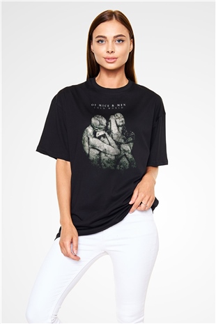 Of Mice and Men Siyah Unisex Oversize Tişört T-Shirt