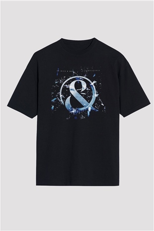 Of Mice and Men Siyah Oversize Tişört Oversize T-shirt - TişörtFabrikası