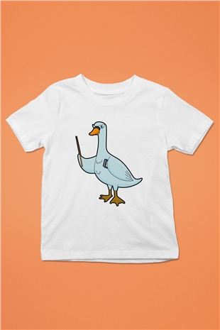 Öğretmen Beyaz Unisex Çocuk Tişört