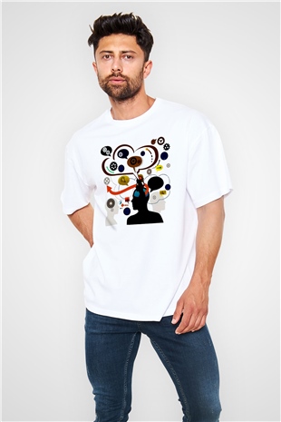 Öğretmen Beyaz Unisex Oversize Tişört T-Shirt