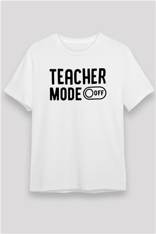 Öğretmen Beyaz Unisex Tişört T-Shirt - TişörtFabrikası