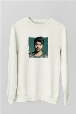 Oliver HeldensBaskılı Beyaz Sweatshirt