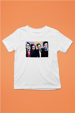 One Direction Beyaz Unisex Çocuk Tişört