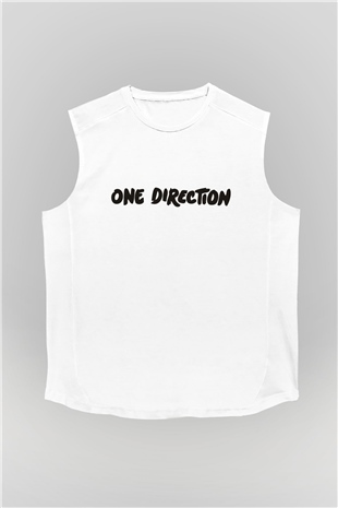 One Direction Beyaz Unisex Kolsuz Tişört