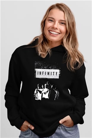 One Direction Siyah Unisex Hoodie