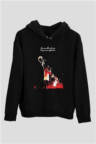 One Direction Siyah Unisex Hoodie