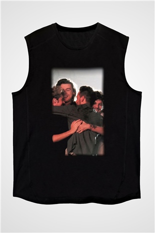 One Direction Siyah Unisex Kolsuz Tişört