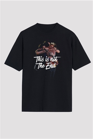 One Direction Siyah Unisex Oversize Tişört T-Shirt