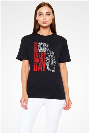 One Punch Man Siyah Unisex Tişört T-Shirt