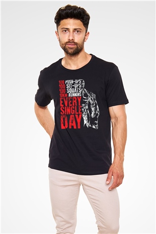 One Punch Man Siyah Unisex Tişört T-Shirt