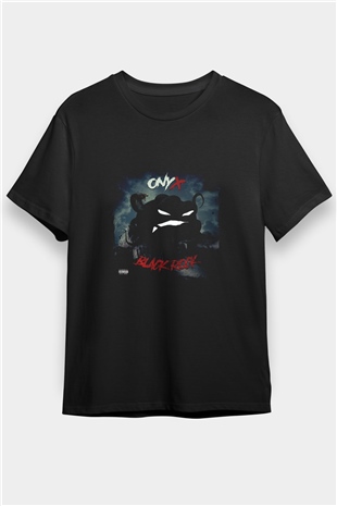 Onyx Baskılı Unisex Siyah Tişört