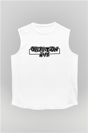 Operation Ivy Beyaz Unisex Kolsuz Tişört