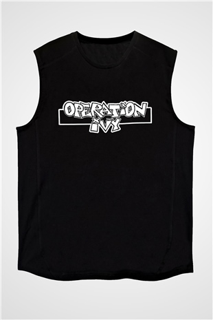 Operation Ivy Siyah Unisex Kolsuz Tişört