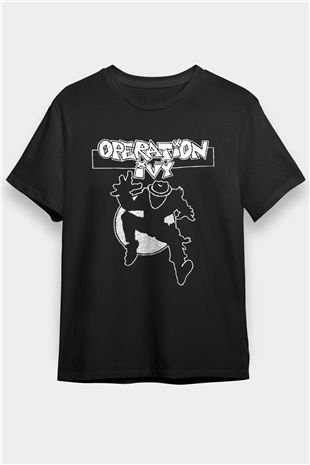 Operation Ivy Siyah Unisex Tişört T-Shirt - TişörtFabrikası
