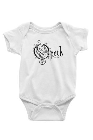 Opeth Baskılı Beyaz Unisex Bebek Body - Zıbın