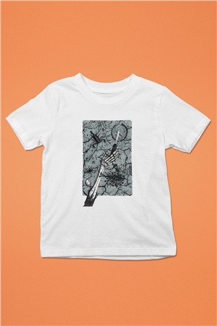 Opeth Baskılı Beyaz Unisex Çocuk Tişört