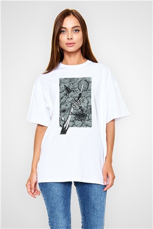 Opeth Beyaz Unisex Oversize Tişört T-Shirt