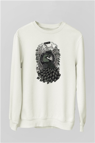 Opeth Beyaz Unisex Sweatshirt