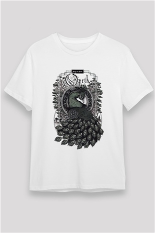 Opeth Beyaz Unisex Tişört T-Shirt - TişörtFabrikası