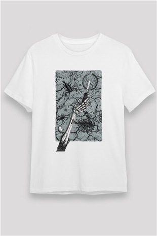 Opeth Beyaz Unisex Tişört T-Shirt - TişörtFabrikası