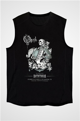 Opeth Siyah Unisex Kolsuz Tişört