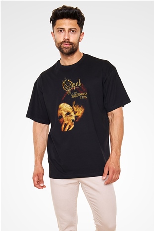 Opeth Siyah Unisex Oversize Tişört T-Shirt