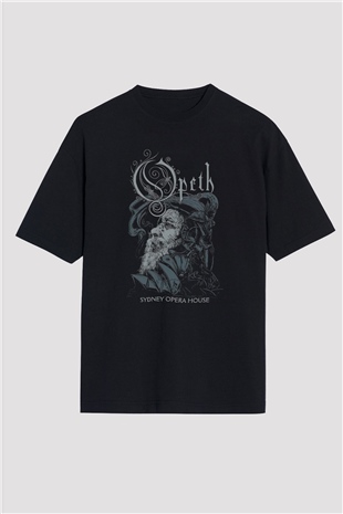 Opeth Siyah Unisex Oversize Tişört T-Shirt