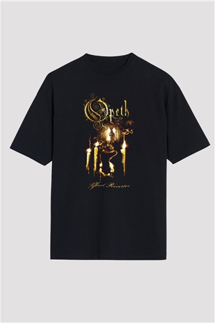 Opeth Siyah Unisex Oversize Tişört T-Shirt