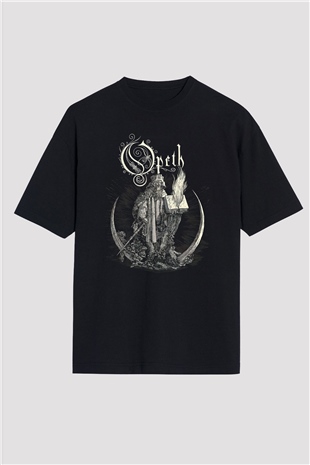 Opeth Siyah Unisex Oversize Tişört T-Shirt
