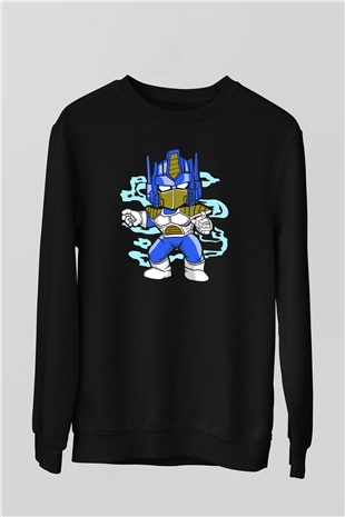Optimus Vegeta Baskılı Siyah Unisex Tshirt