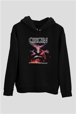 Origin Siyah Unisex Hoodie