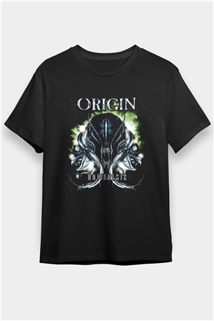 Origin Siyah Unisex Tişört T-Shirt - TişörtFabrikası