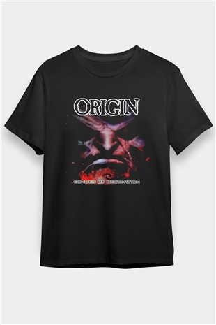Origin Siyah Unisex Tişört T-Shirt - TişörtFabrikası