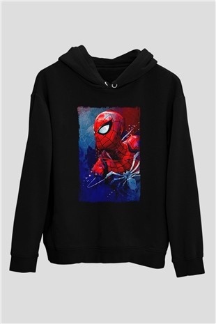 ÖrümcekSiyah  Unisex Hoodie