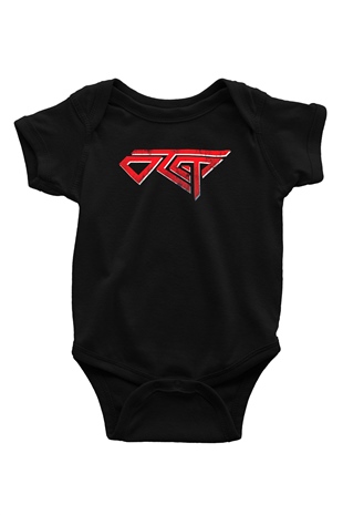Otep Baskılı Unisex Siyah Bebek Body - Zıbın