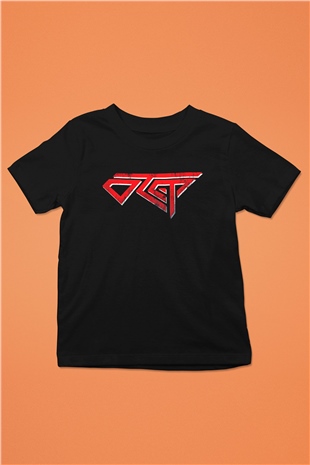 Otep Baskılı Unisex Siyah Çocuk Tişört - Tshirt