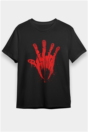 Otep Baskılı Unisex Siyah Tişört - Tshirt