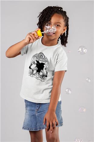 OutKast Baskılı Beyaz Unisex Beyaz Çocuk Tişört - Tshirt