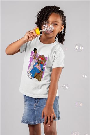 OutKast Baskılı Beyaz Unisex Beyaz Çocuk Tişört - Tshirt