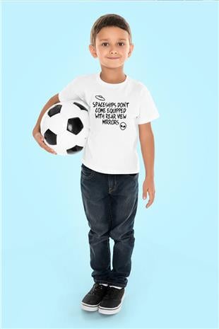 OutKast Baskılı Beyaz Unisex Beyaz Çocuk Tişört - Tshirt