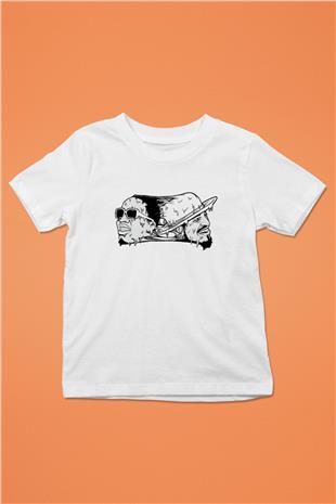 OutKast Baskılı Beyaz Unisex Beyaz Çocuk Tişört - Tshirt