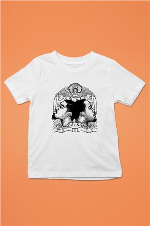OutKast Baskılı Beyaz Unisex Beyaz Çocuk Tişört - Tshirt