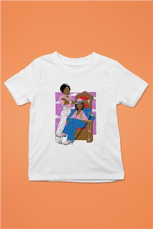 OutKast Baskılı Beyaz Unisex Beyaz Çocuk Tişört - Tshirt