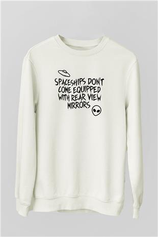 OutKast Baskılı Beyaz Unisex Sweatshirt