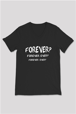 OutKast Baskılı Unisex Siyah V Yaka Tişört - Tshirt