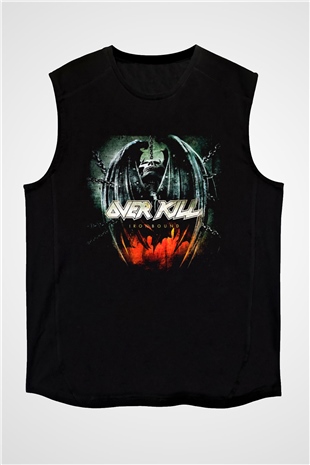 Overkill Siyah Unisex Kolsuz Tişört