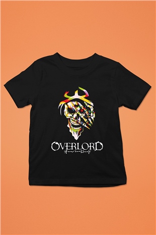 Overlord Siyah Unisex Çocuk Tişört