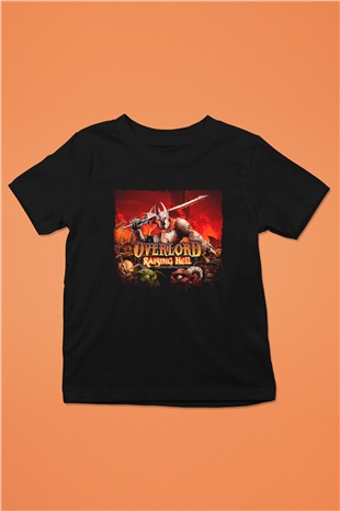 Overlord Siyah Unisex Çocuk Tişört
