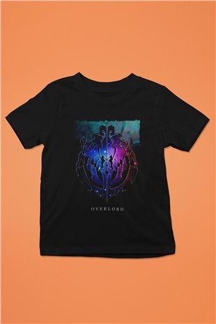 Overlord Siyah Unisex Çocuk Tişört