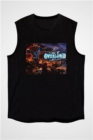 Overlord Siyah Unisex Kolsuz Tişört